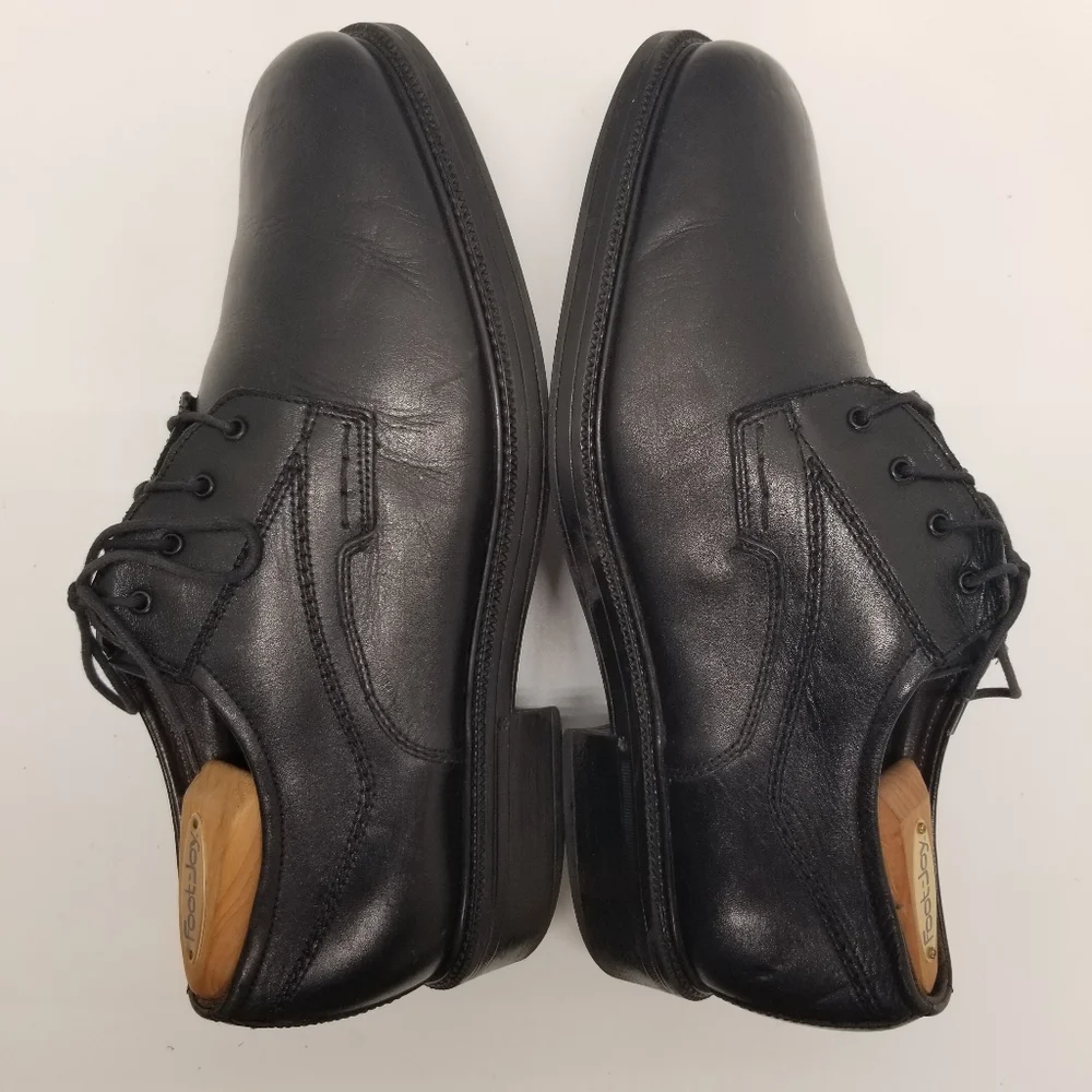 Bill Blass Howard 4726691 Mens Size 12D Black Leather Oxford Derby Lace …